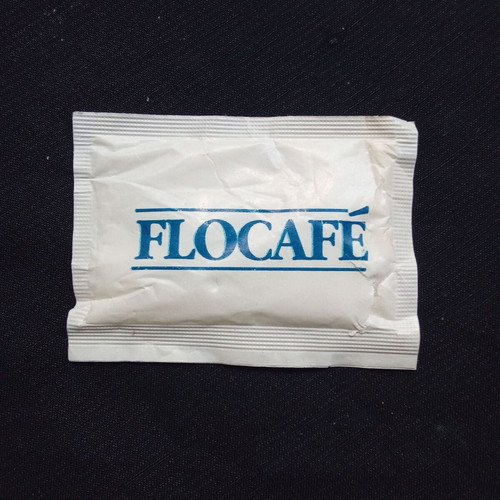Flocafe Cafeteria Collectible Sugar Packet like new, 1990s