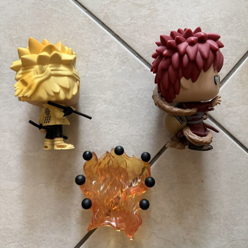 Funko Pop Naruto Shippuden Bundle Six Paths Sage and Gaara like new