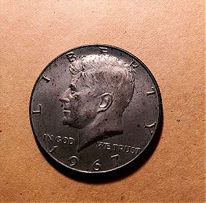 μισό δολάριο του 1967, ασημένιο