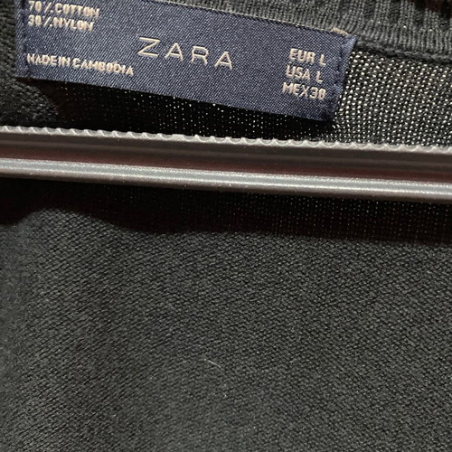 Zara thin cardigan used, black, size L