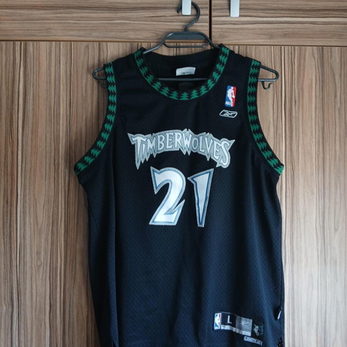 Reebok Timberwolves Basketball Jersey Garnet 21 like new, black, XS