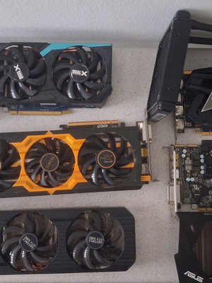 Graphics cards for spare parts pack