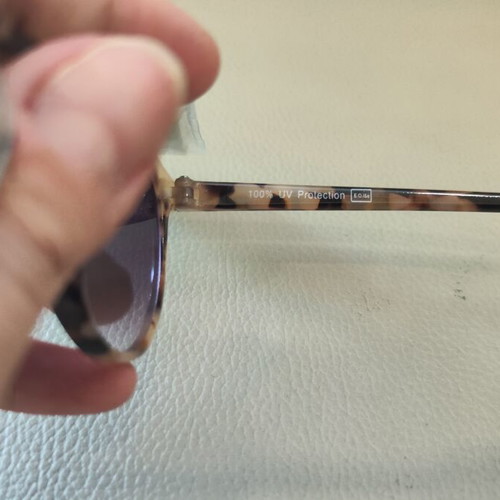 Sunglasses new, beige color