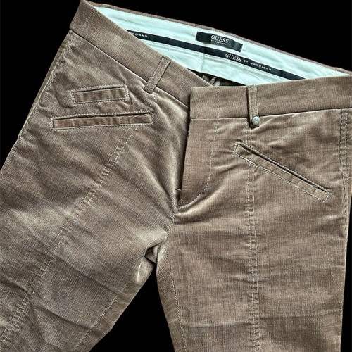 Guess pants brown suede vintage, like new