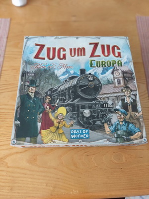 Zug um Zug Europa board game new German edition