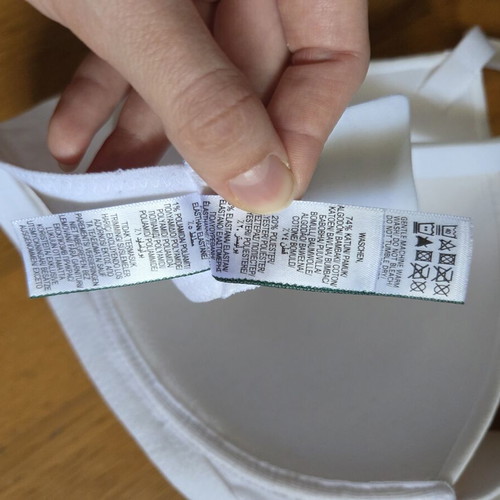 Marks and Spencer White T-Shirt Bra 34DD Like New, Cotton