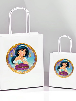 White Jasmine Gift Bag 10 Pieces New