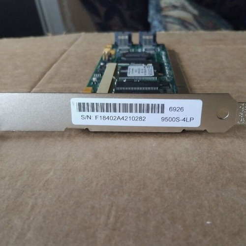 3ware Escalade 9500S-4LP 4-Port SATA PCI-X RAID Controller Card like new