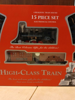 Train set new with sound off