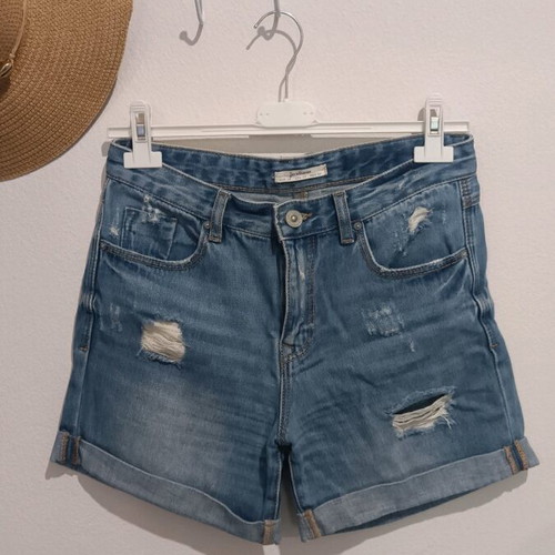 Stradivarius denim shorts like new, blue, size XS