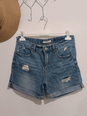 Stradivarius denim shorts like new, blue, size XS