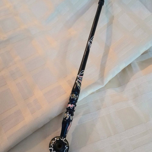 Vintage handpainted pipe