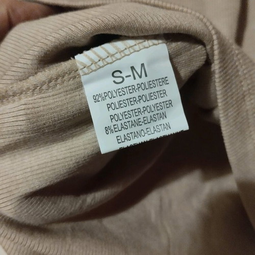 T-shirt new size S/M beige, soft and elastic