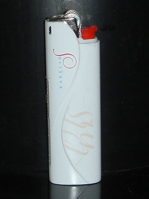 Karelias collectible lighter with metal case, unopened