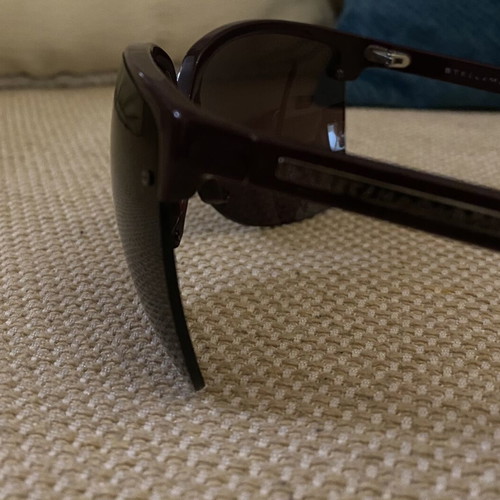 Stella McCartney sunglasses like new, dark burgundy