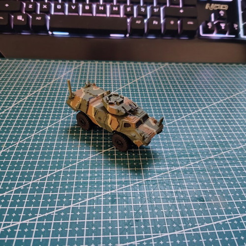 Greek Army vehicles scale 1/72 3D printed models, camouflage colors