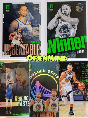 Σετ Stephen Curry 5 καρτών Top Class NBA 2024 νέο