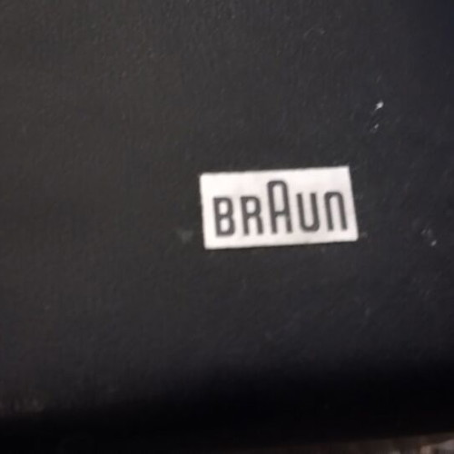 Vintage box with Braun shaver used