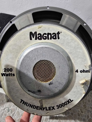 Subwoofer Magnat 12 ίντσες 200watt με κουτί bass reflex σαν καινούργιο