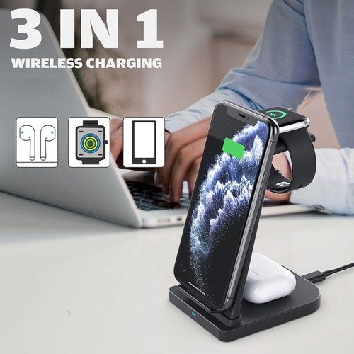 Fast wireless charger for iPhone, iWatch and AirPods like new