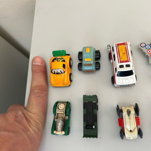 Toy cars used very small vintage