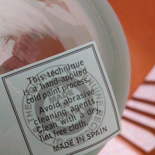 Vase new with dolphins