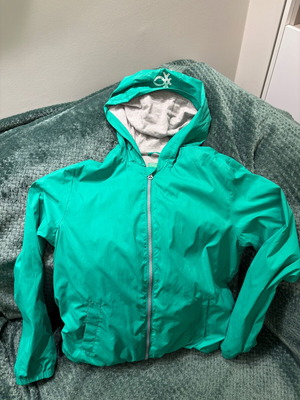 Ζακέτα Benetton πράσινη σαν καινούργιο, 170 cm, 13-14 ετών