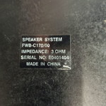 Phillips speakers used from mini stereo