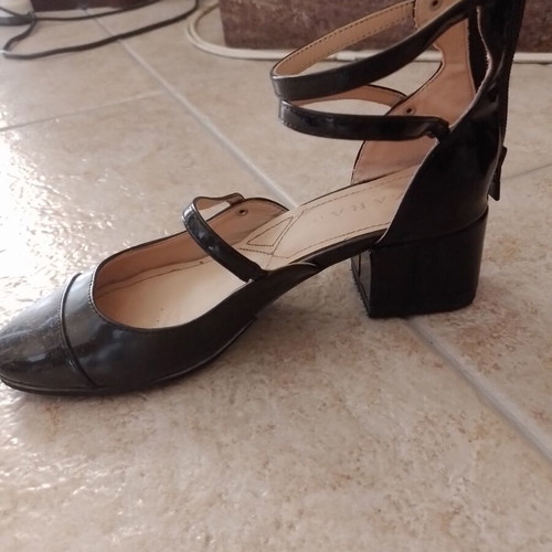 Zara Mary Jane ballerina shoes used, size 36, black