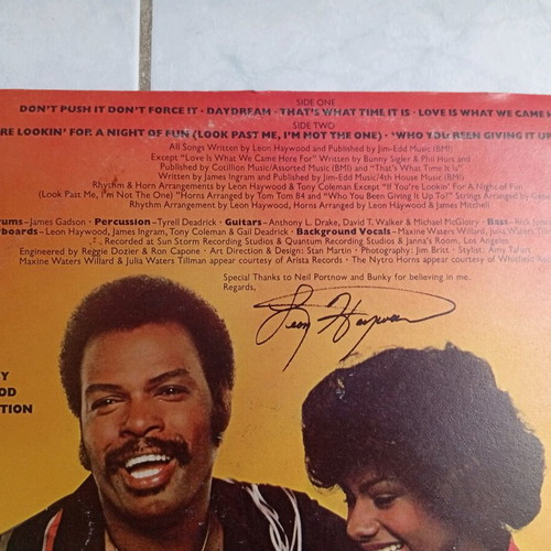 Leon Haywood Naturally vinyl like new, soul disco