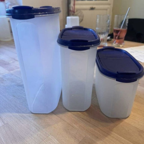 Modular set for dry food storage new, 3 pieces