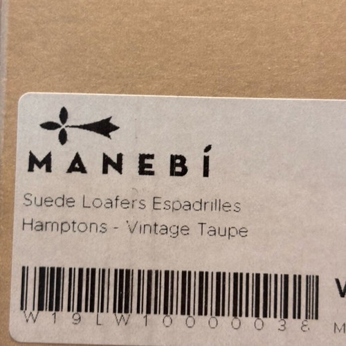 Manebi Hamptons σουέντ μοκασίνια μέγεθος 38 σαν καινούργια, vintage taupe