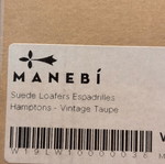 Manebi Hamptons σουέντ μοκασίνια μέγεθος 38 σαν καινούργια, vintage taupe