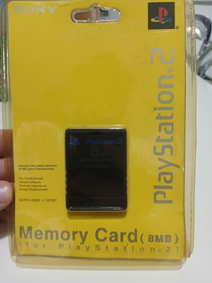 Official PlayStation 2 Memory Card 8 MB new, sealed
