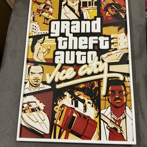 Grand Theft Auto Vice City decorative item new, PLA