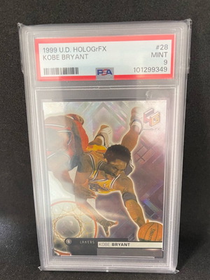 Kobe Bryant 1999 HoloGrFx PSA 9 card used