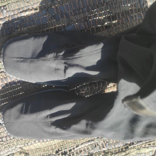 Black ankle boots like new, size 40