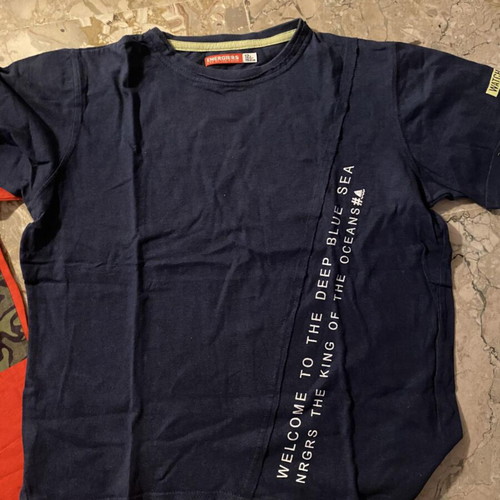 Trax boys' t-shirt set like new, size 12, blue and red