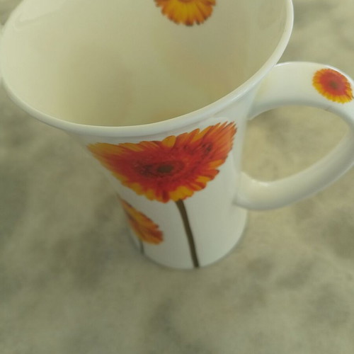 Konitz XL Mug bone china floral design like new