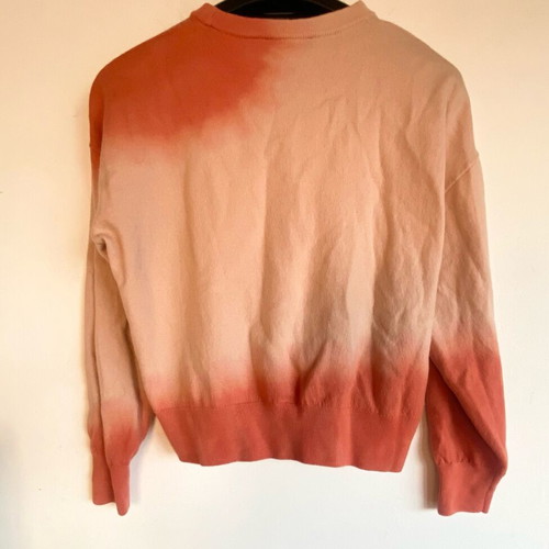 The Kooples Tie Dye Pullover like new, beige and peach orange, XS/S