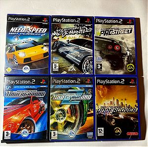 6 need for speed collection ps2