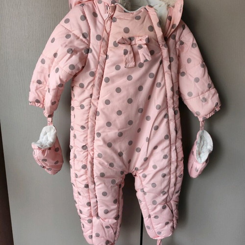 Mayoral winter jumpsuit for baby girl like new
