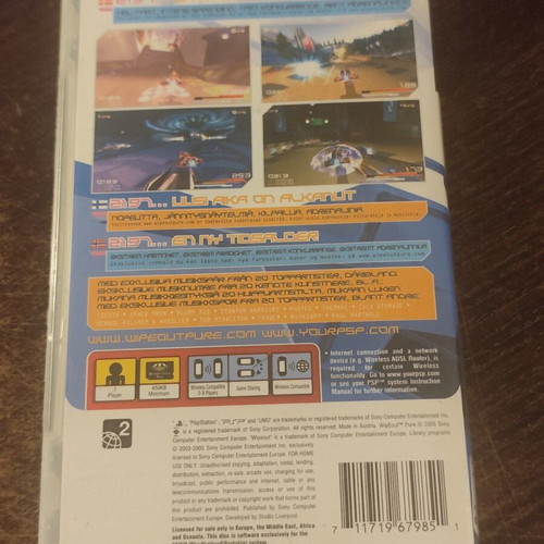 Wipeout Pure PSP game used, racing