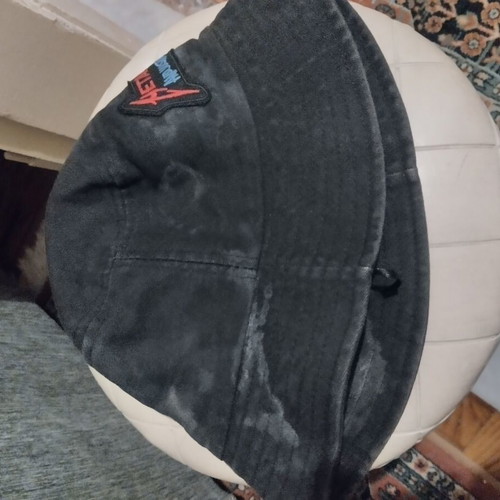 Metallica hat used, black and blue