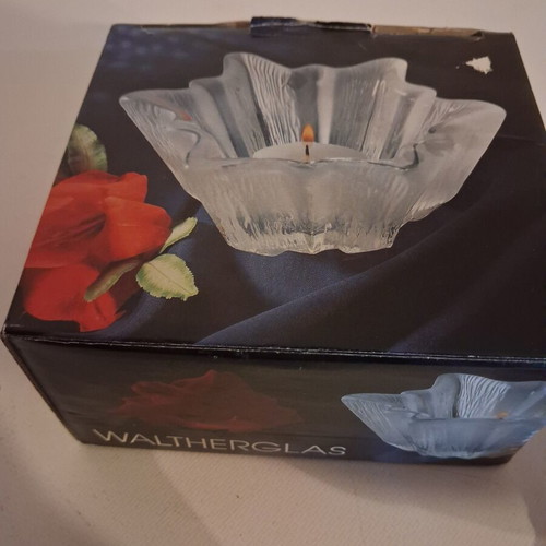 Glass candle holder new