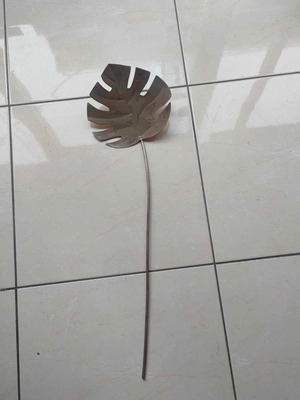 Decorative metal stainless steel leaf new