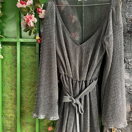 Marmalady one-piece shorts size large like new, silver
