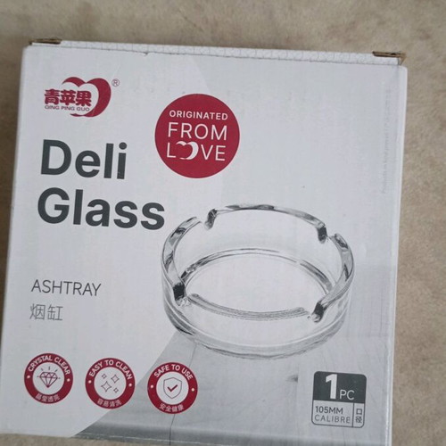 Glass ashtray new