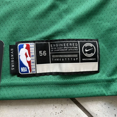 Juancho Hernangomez #41 Boston Celtics Swingman jersey, size 2XL