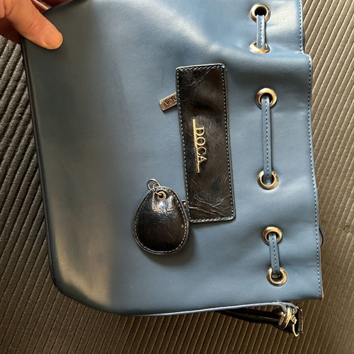 Doca women's handbag like new, blue